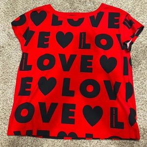Love Moschino “love” top